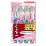 COLGATE SENSITIVE TOOTHBRUSH BUY 4 PACK